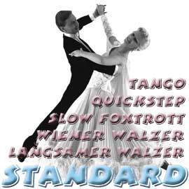 Standardt&auml;nze - Tango, Quickstep, Slow Foxtrott, Langsamer Walzer und Wiener Walzer